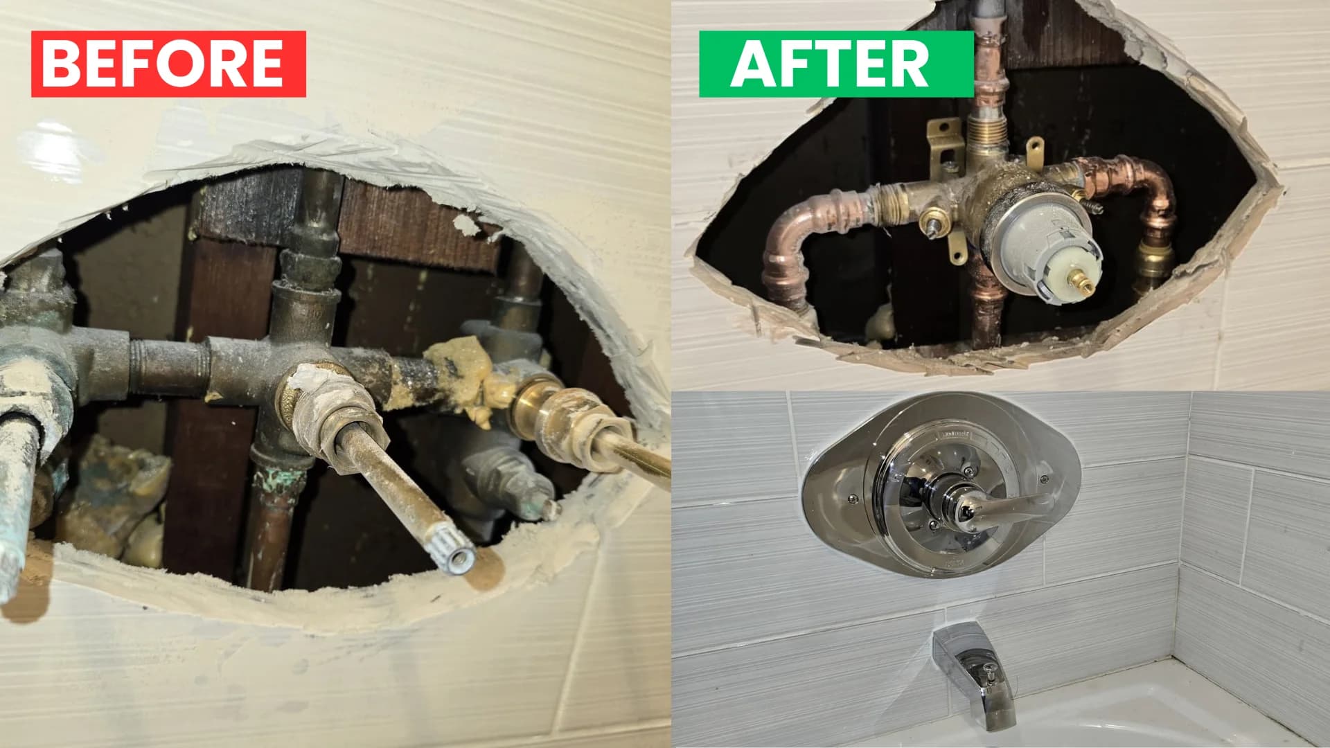 Shower Valve Replacement & Repair
