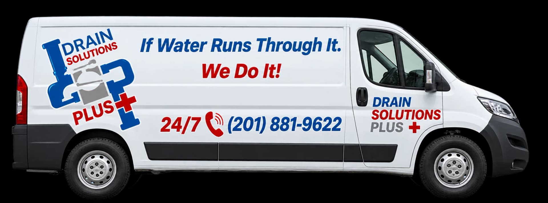 Drain Solutions Plus Service Fleet Vehicle