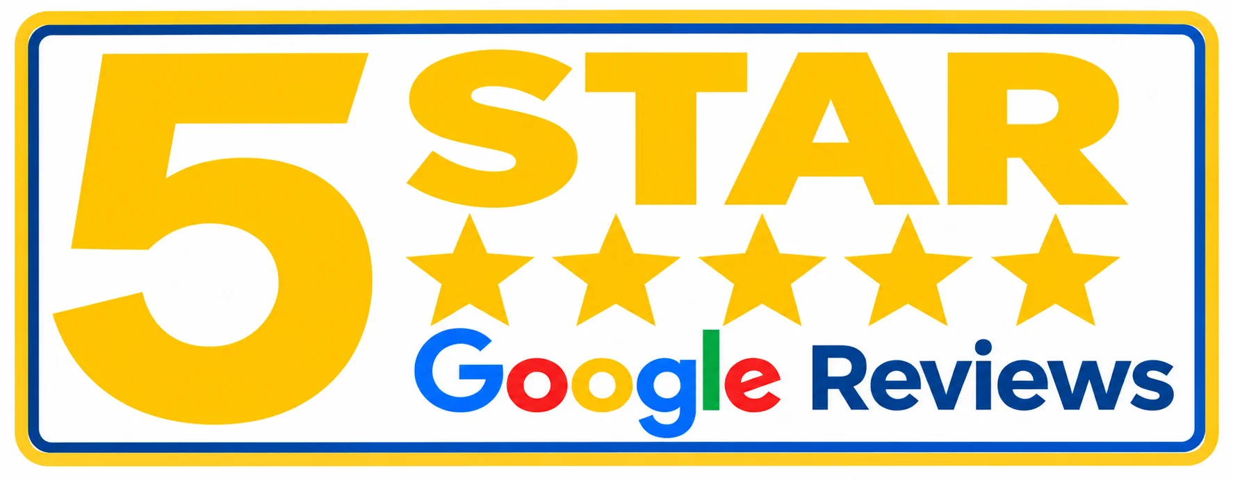 5 Star Google Reviews